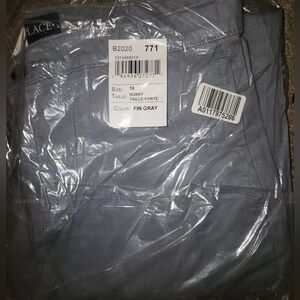 Gray Boys' Uniform Pants Husky 16